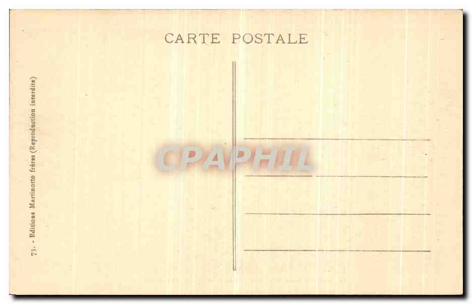 Le Mont Aiguille vu du Col de Papavet — La Route des Alpes — Éditeur Marinotto, n°73 — Achterkant