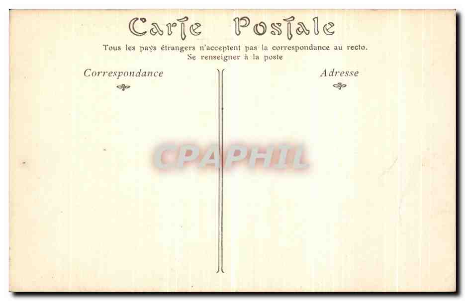 CPA Saint Sauveur Vue Generale Prise du rocher — Verso