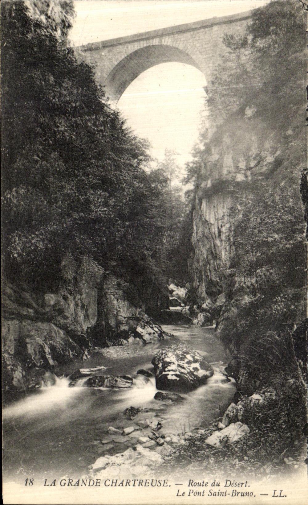 Le Pont Saint-Bruno — La Grande Chartreuse — Route du Désert — LL
