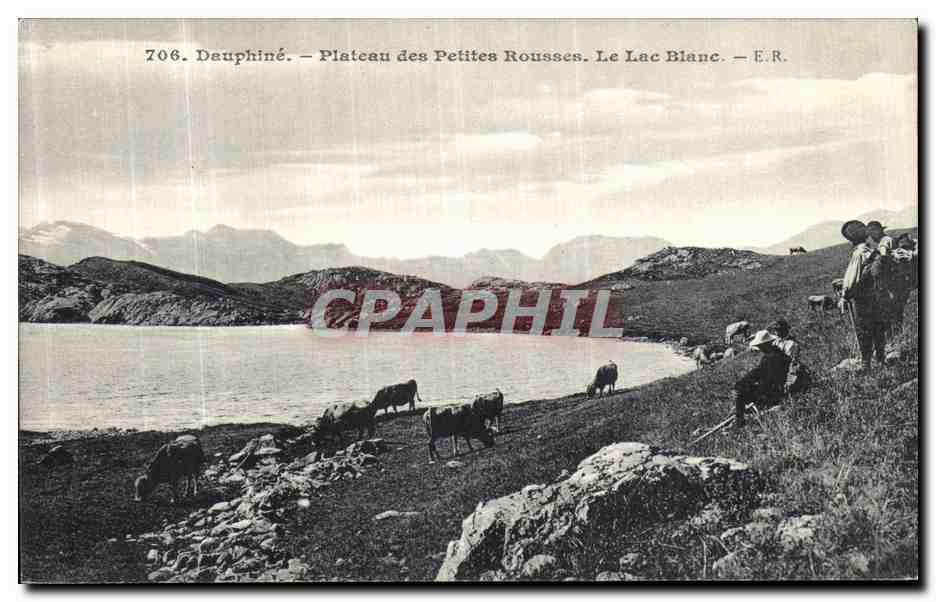 Dauphiné — Plateau des Petites Rousses. Le Lac Blanc — E.R.
