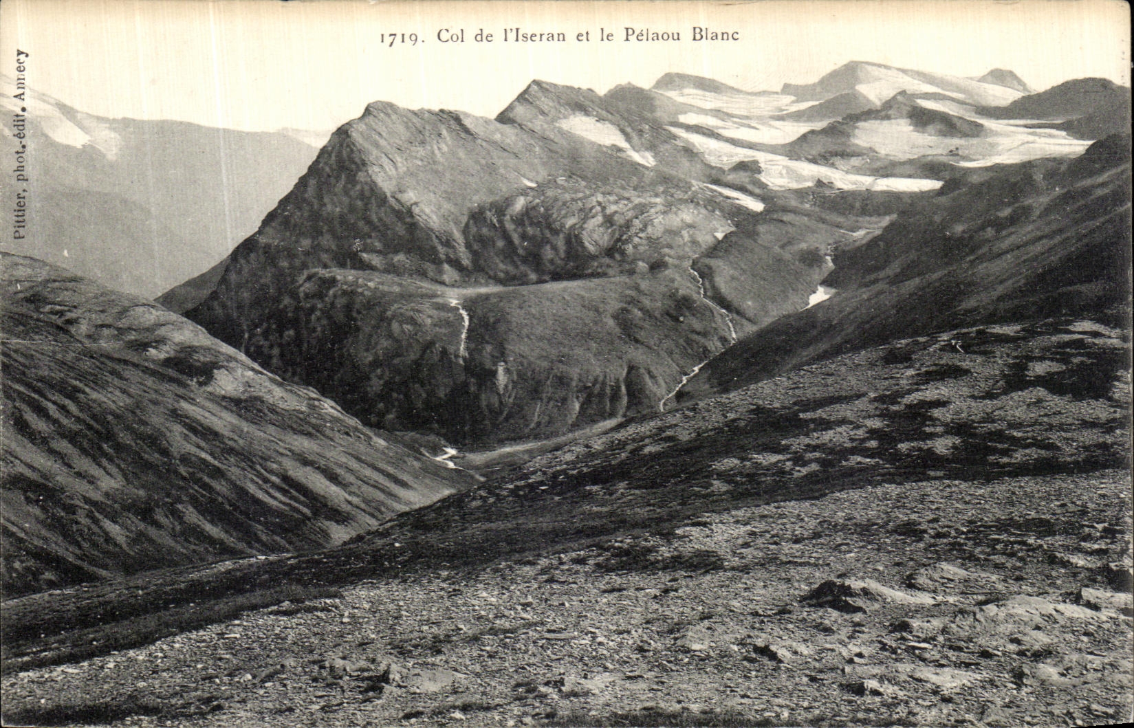 CPA Col de l Iseran et le Pelaou Blanc