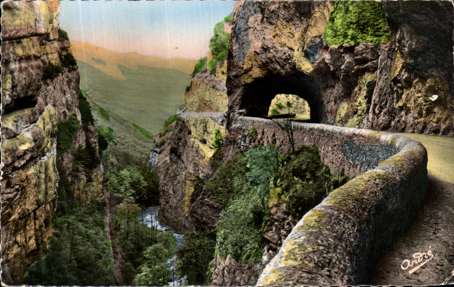 Les Belles Alpes Françaises — Route des Grands Goulets — Édition d'Art Andris, Grenoble