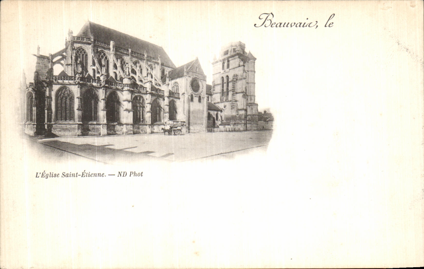 CPA Beauvais L Eglise Saint Etienne