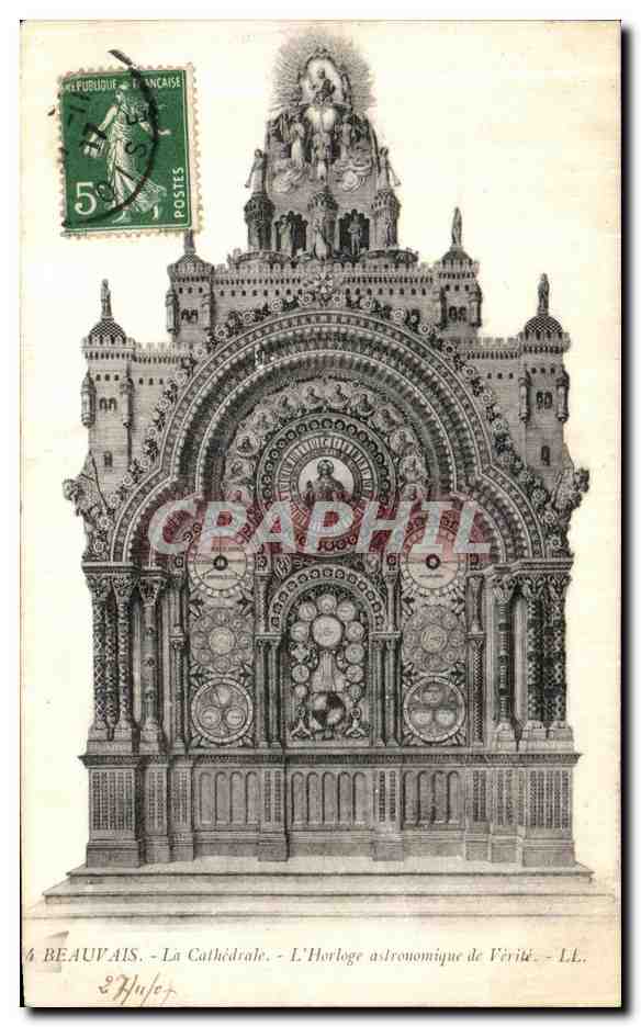 Beauvais - La Cathédrale - L'Horloge astronomique de Vérité - L.L.