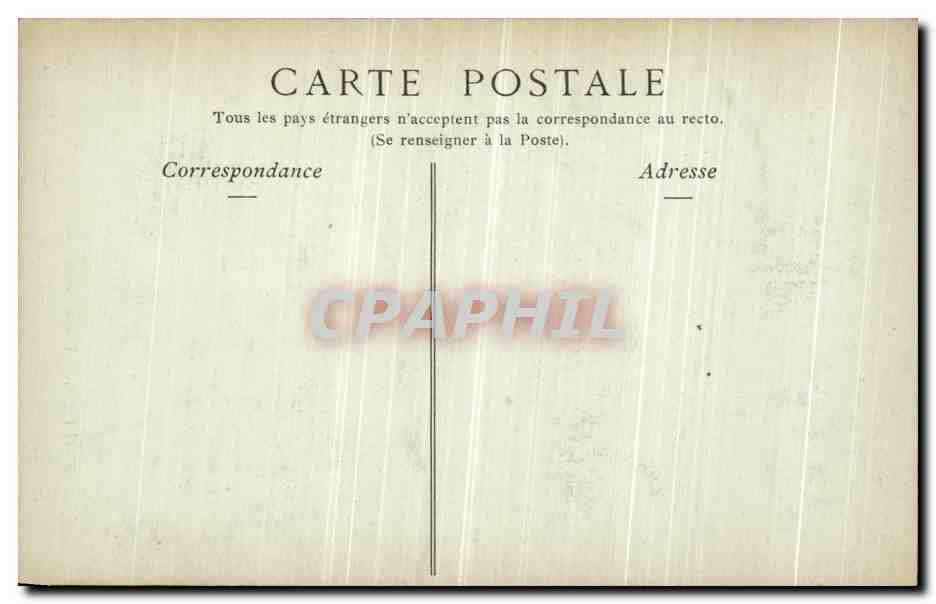 CPA Beauvais Grand Portail de La Cathedrale — Verso