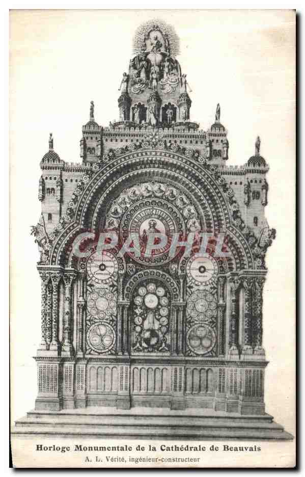Monumentale Uhr der Kathedrale von Beauvais — A. L. Vérité, Ingenieur-Bauingenieur