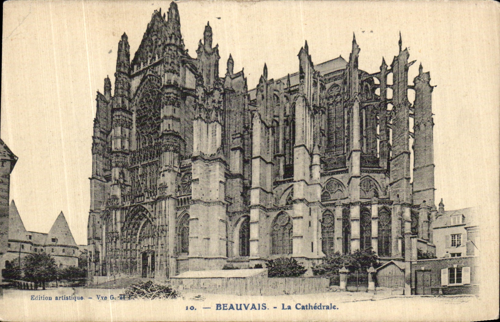 Beauvais - La Cathédrale — Edition artistique, Vue G.-51, n°10