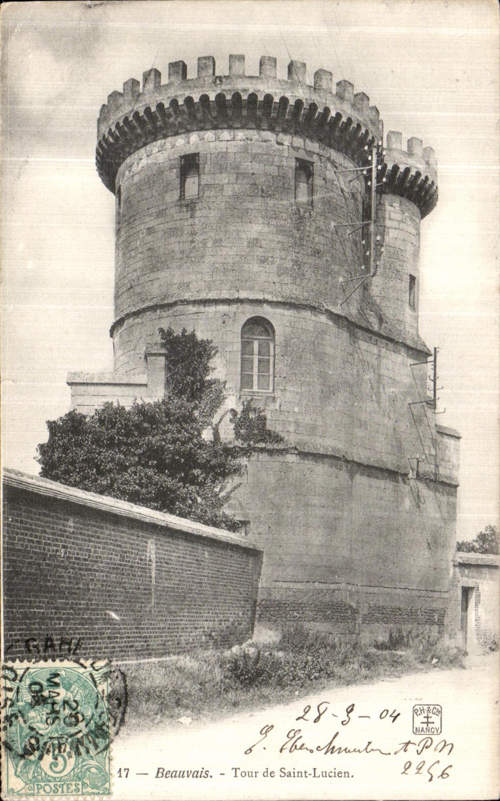 CPA Beauvais Tour de Saint Lucien