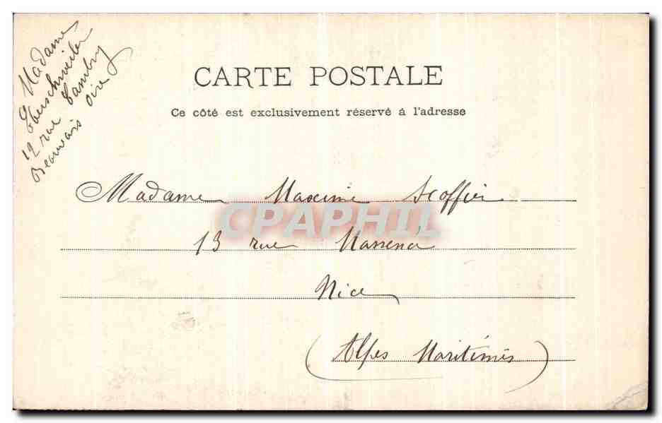 CPA Beauvais Tour de Saint Lucien — Verso