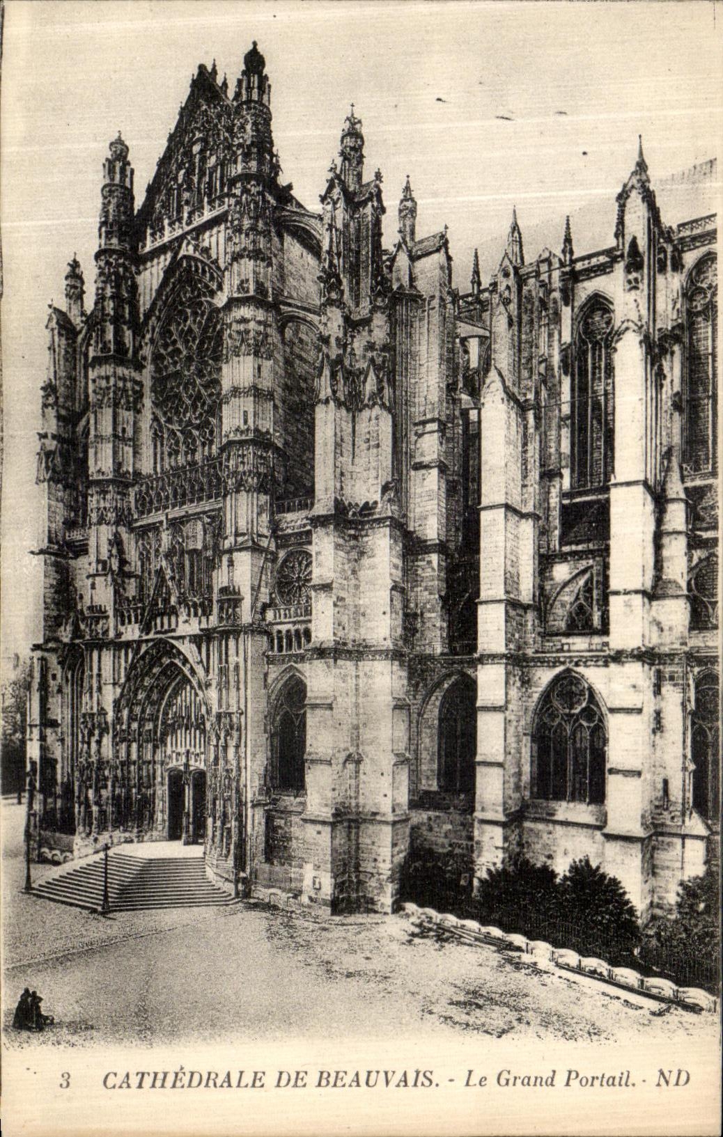 Kathedrale von Beauvais - Der Große Portal - ND