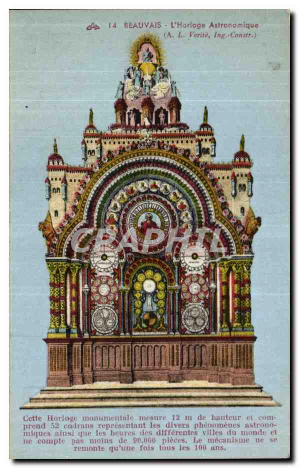 Beauvais - L'Horloge Astronomique — (A. L. Verité, Ing.-Const.)