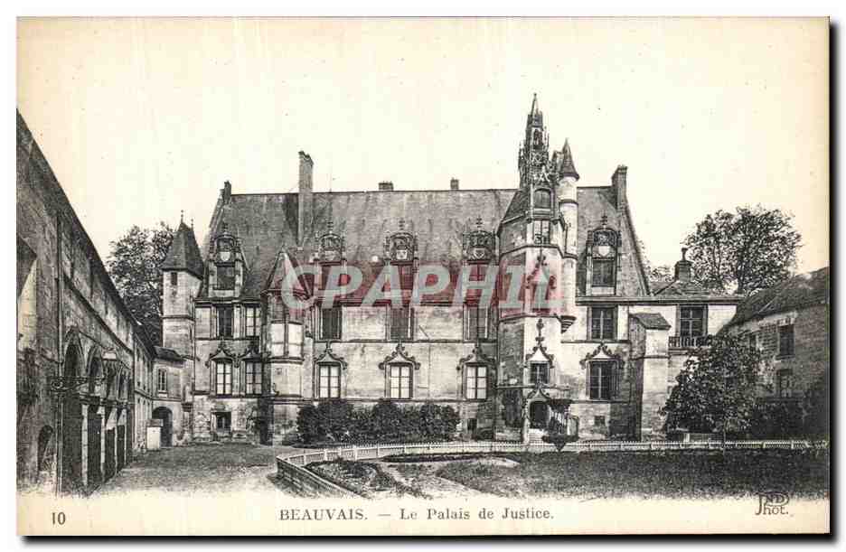 CPA Beauvais Le Palais de Justice