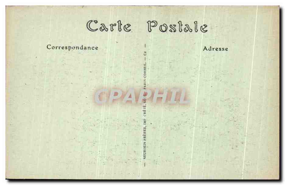 CPA Beauvais Le Palais de Justice — Rückseite