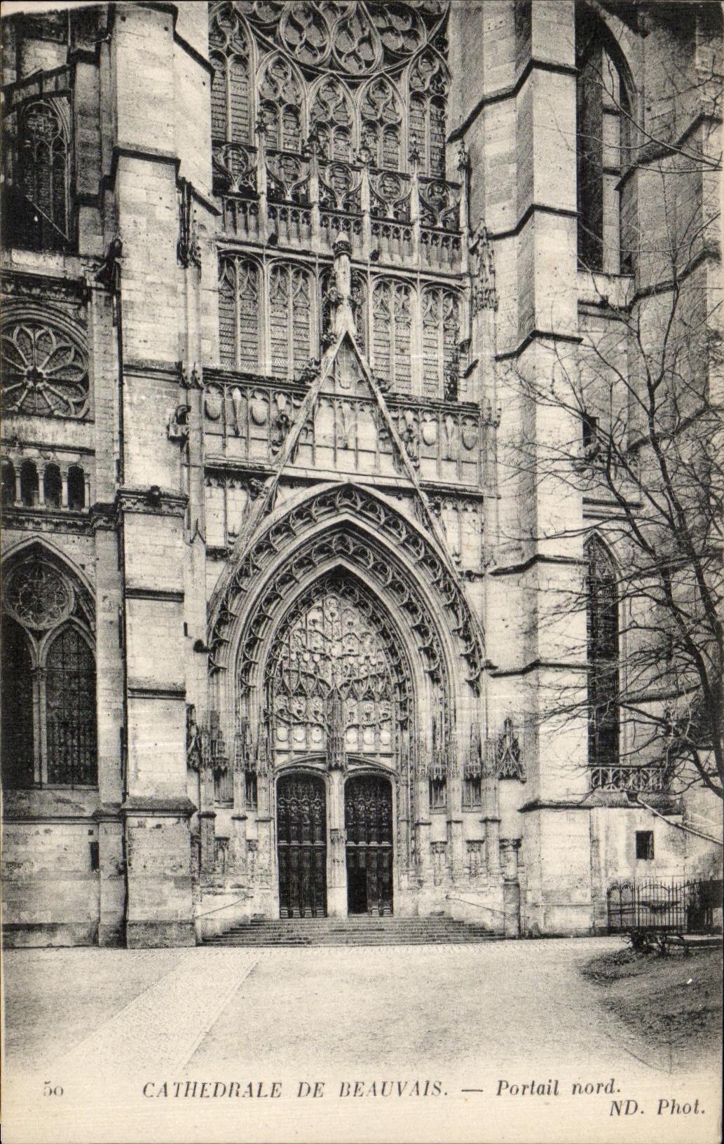 Beauvais-Kathedrale — Nordportal — ND. Phot.