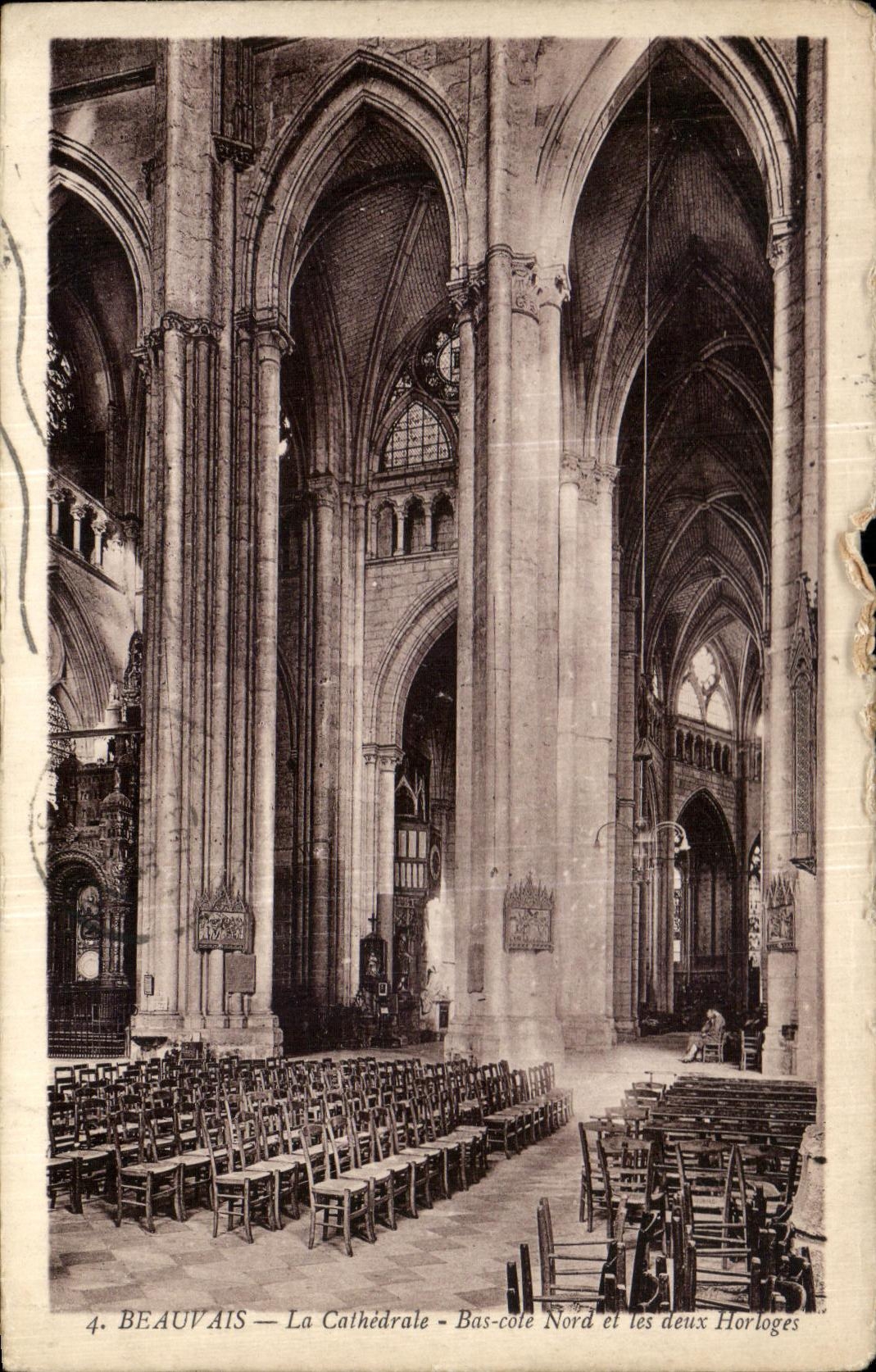 Beauvais — La Cattedrale - Lato Sud e le Due Orologerie