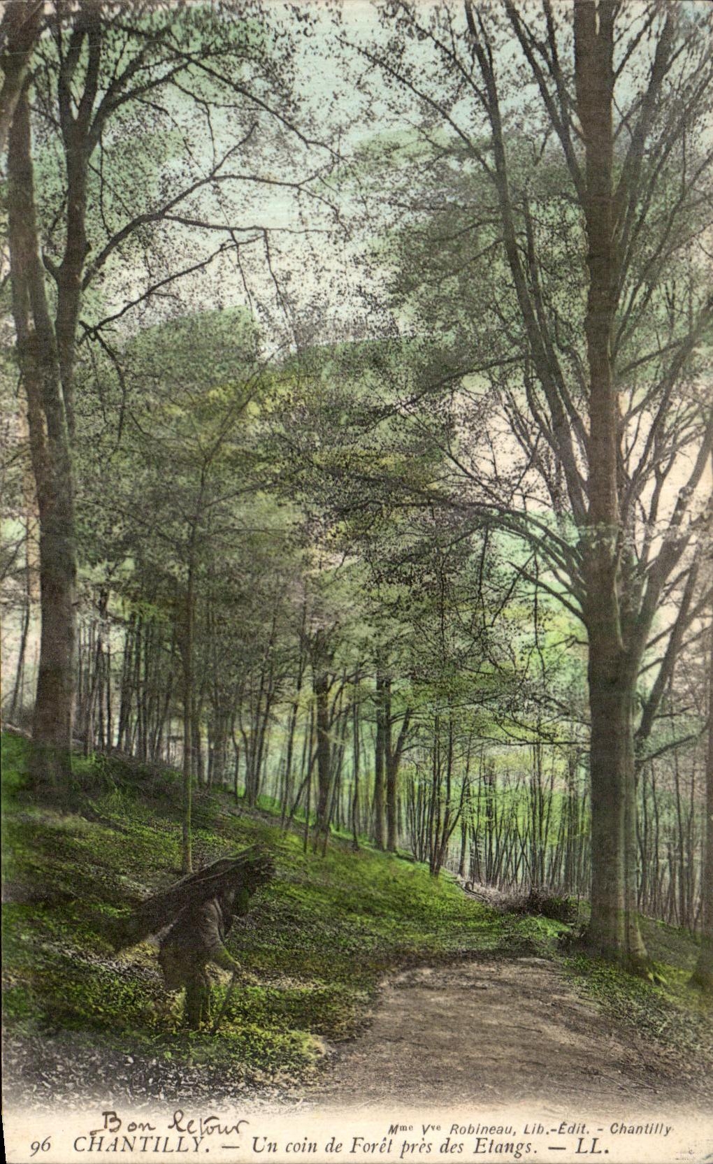 Chantilly — Un coin de Forêt près des Elangs — Mme Vve Robineau, Lib.-Édit. - Chantilly