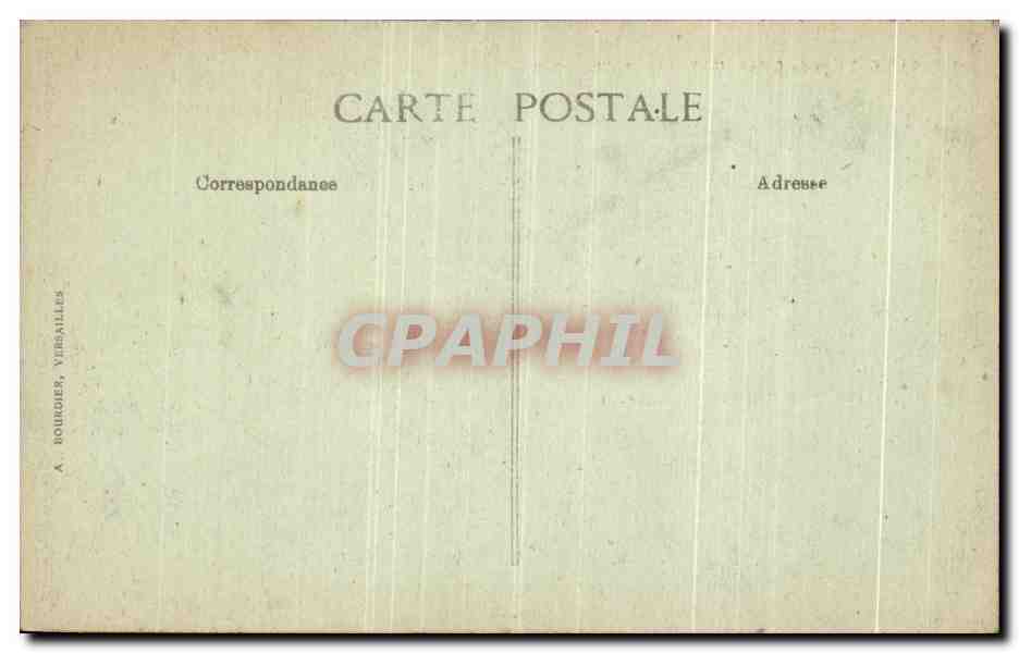 CPA Chateau De Chantilly Cour d Honneur — Verso