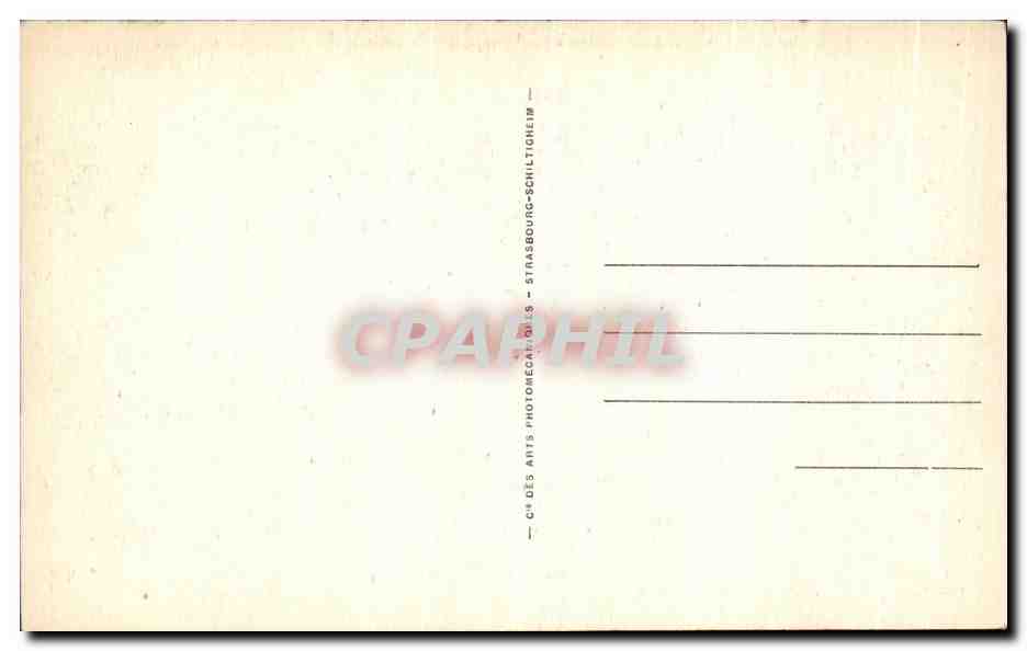 CPA Ruines de Compiegne Les bains et le theatre — Verso