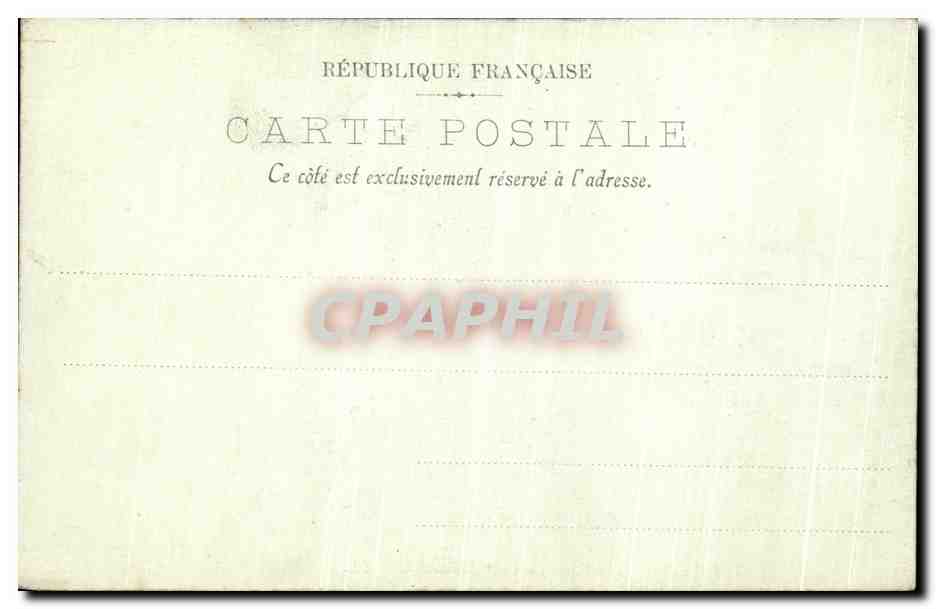 Château de Chantilly — La Cour d'Honneur — LL. n°19 — Rückseite