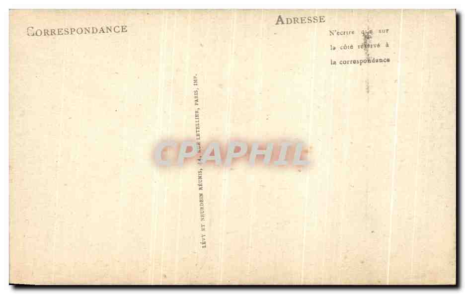 Ruines de CHAMPLIEU (Oise) — Entrée principale de l'Église ND — éditeur Lévy et Neudéen Réunis, Paris — Rückseite