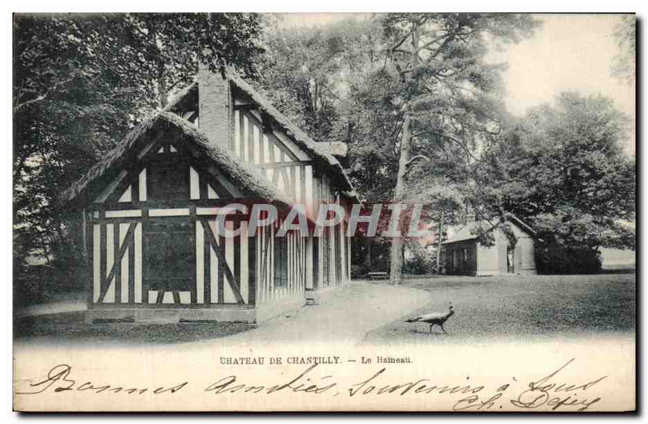 Château de Chantilly — Le Haimeau — Raphael Tuck & Fils Ltd.
