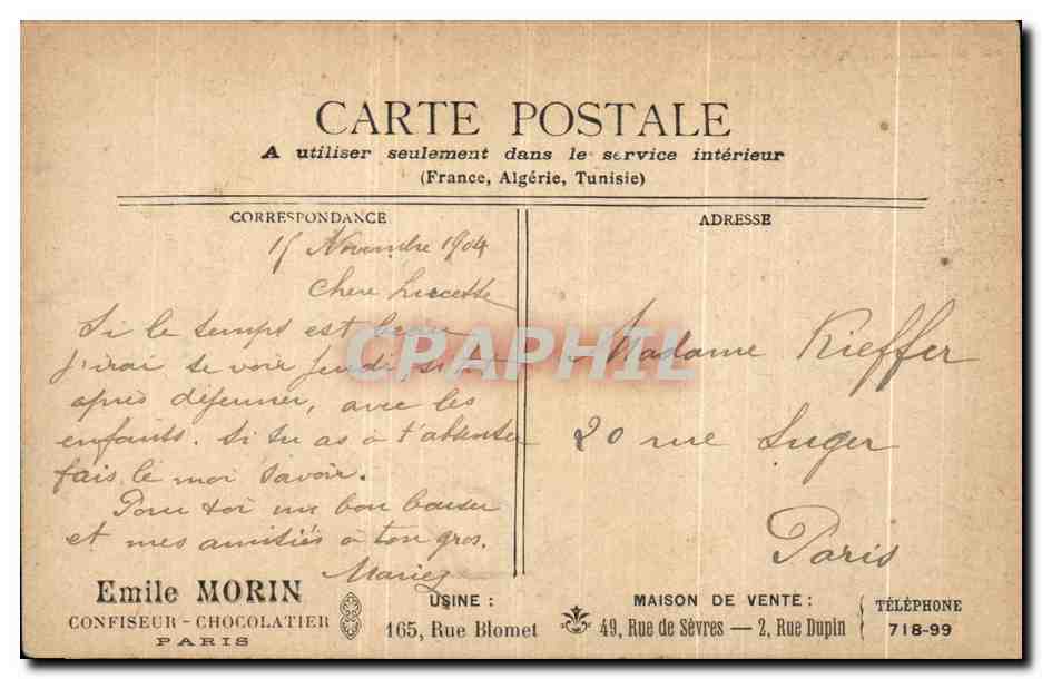 CPA Le Chateau de Chantilly — Reverso