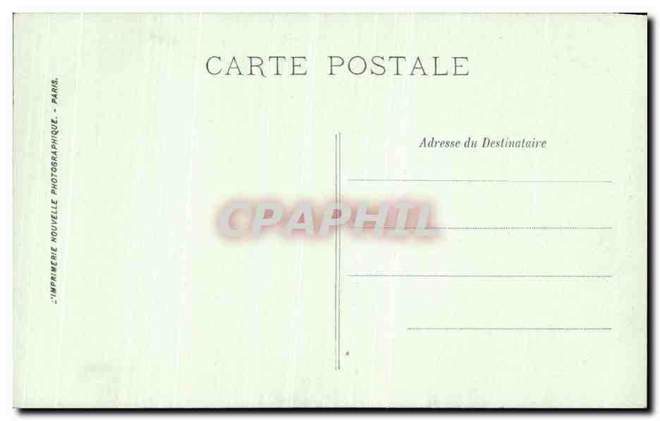Chantilly — Der Vestibül und die Treppe — LL. — Rückseite
