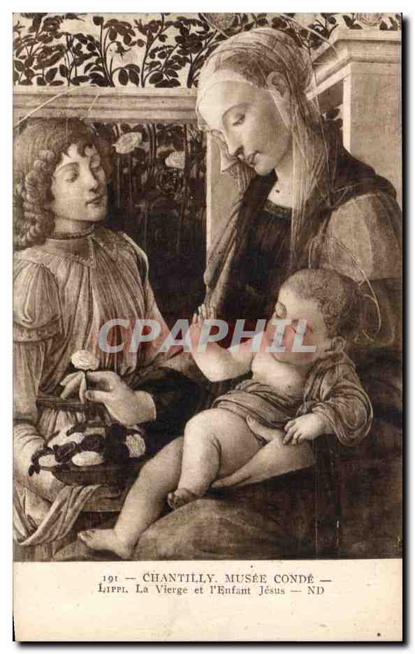 La Vierge et l'Enfant Jésus — Lippi — Musée Condé — n°191