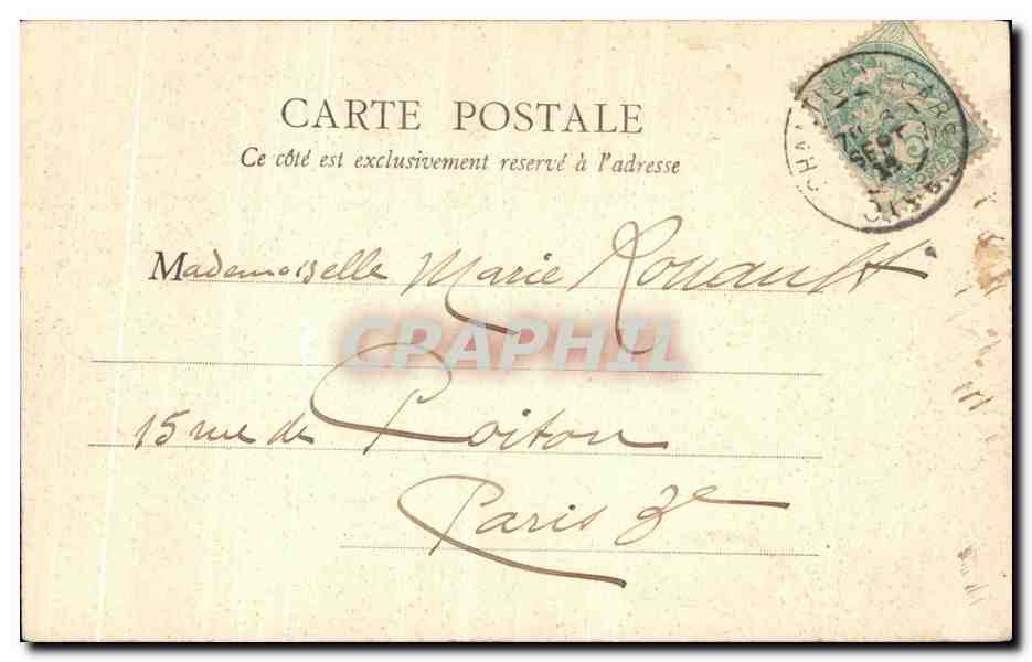 Château de Chantilly — Galerie du Logis — Salon d'Orléans — B.F., Paris — Reverso