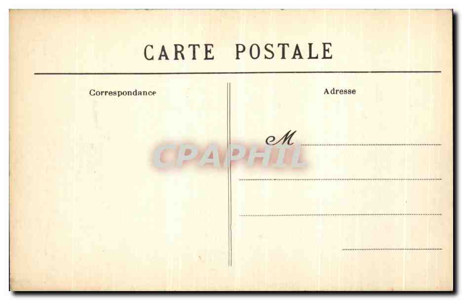 CPA Chantilly Les Grandes Ecuries — Verso