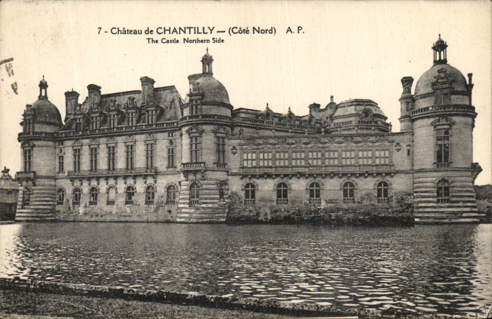 CPA Chateau de Chantilly