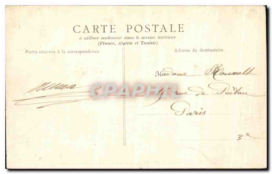 Château de Chantilly — La Chapelle — Le Cœur des Condé — B.F., Paris — Verso