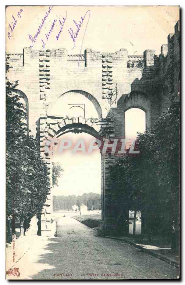 CPA Chantilly La porte Saint Denis