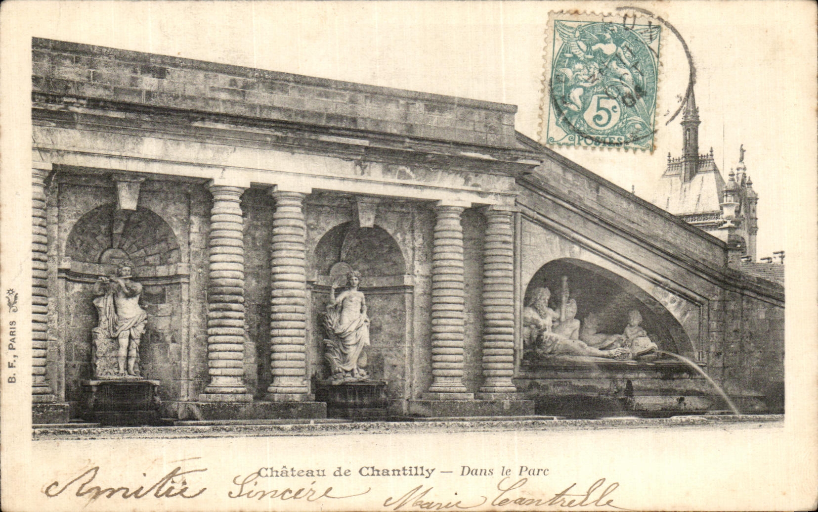 Château de Chantilly — Dans le Parc — B.F. Paris