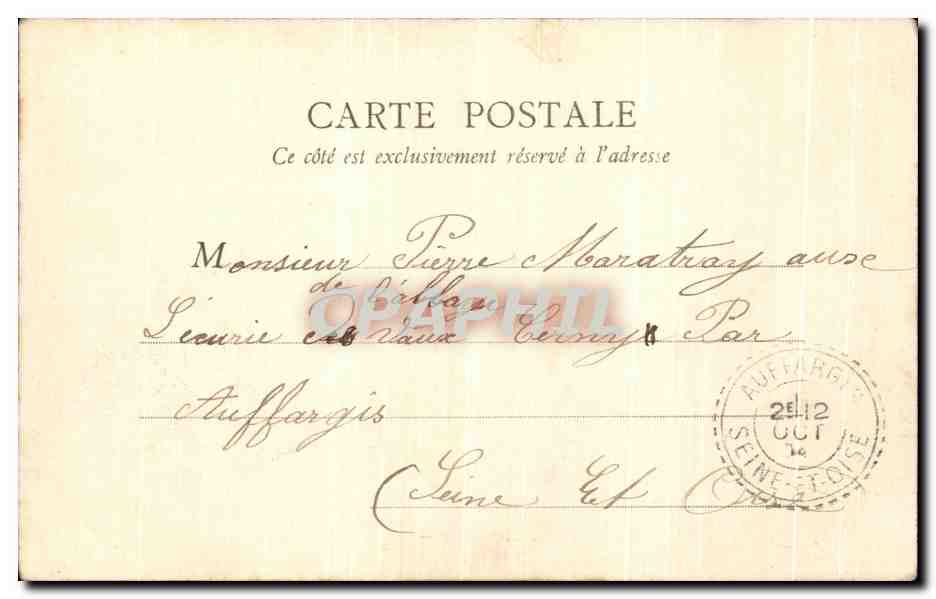 Château de Chantilly — Dans le Parc — B.F. Paris — Rückseite