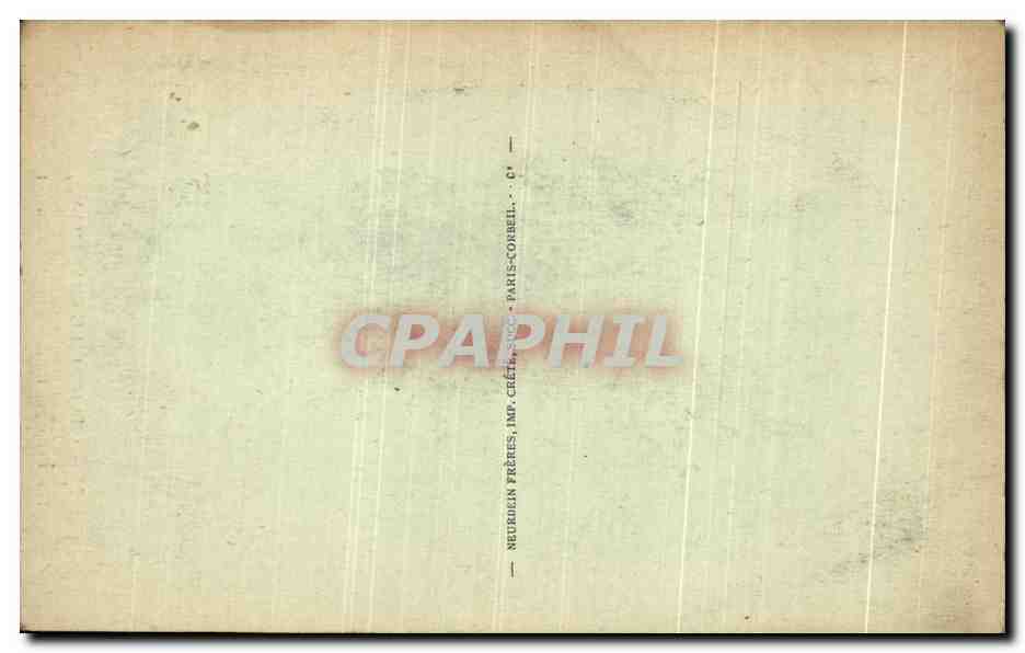 CPA Chateau de Chantilly L Entree Principale et la chapelle — Verso