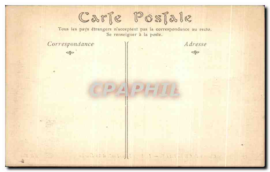 CPA Chateau de Chantilly La porte Saint Denis et les ecuries — Verso