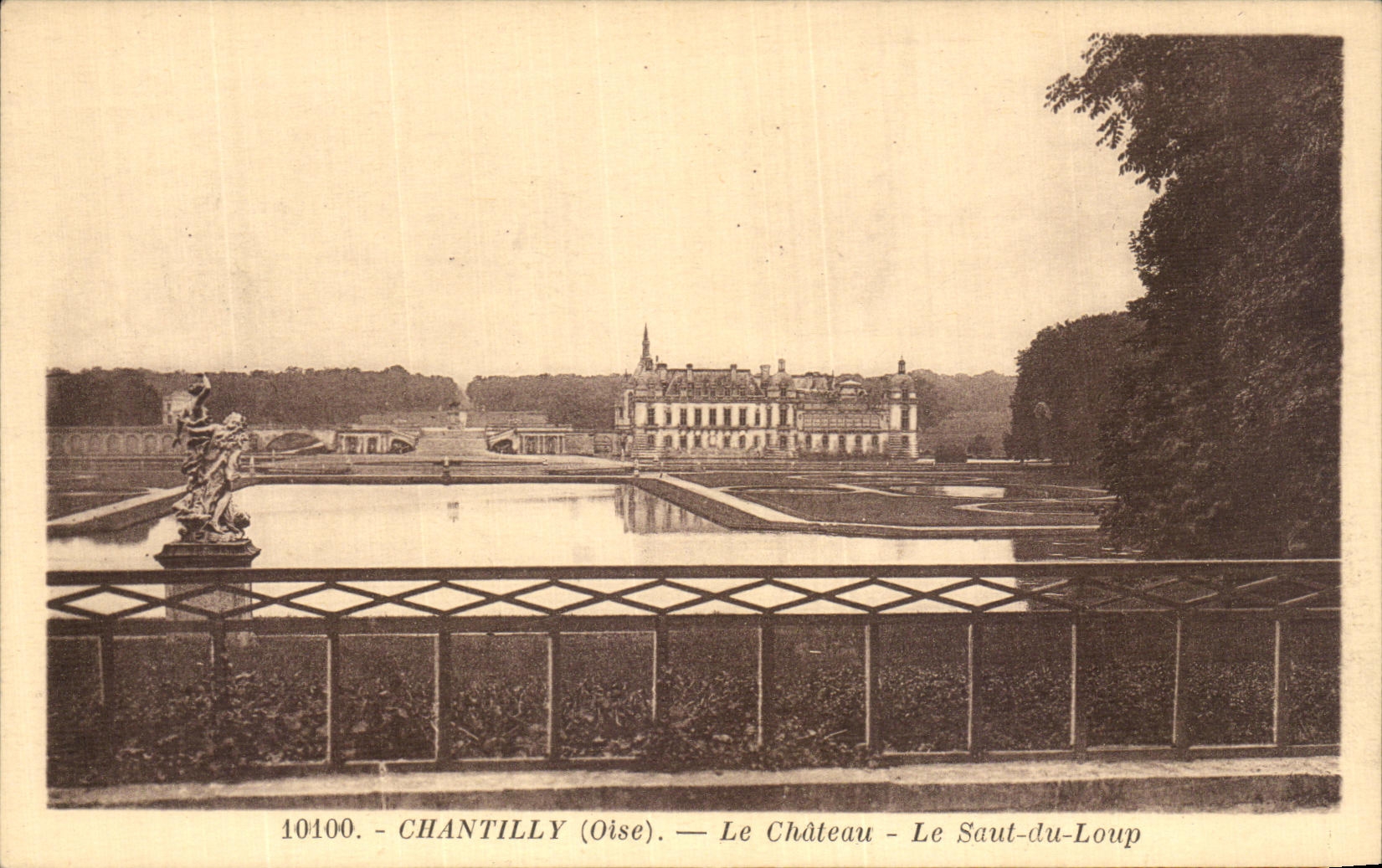 Chantilly (Oise) — Le Château - Le Saut-du-Loup — Photo-Edition Daniel Delboy, Frecy-sur-Oise (Oise)