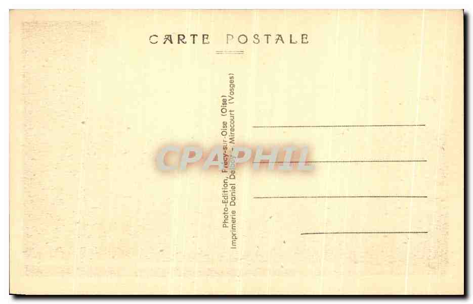 Chantilly (Oise) — Le Château - Le Saut-du-Loup — Photo-Edition Daniel Delboy, Frecy-sur-Oise (Oise) — Back