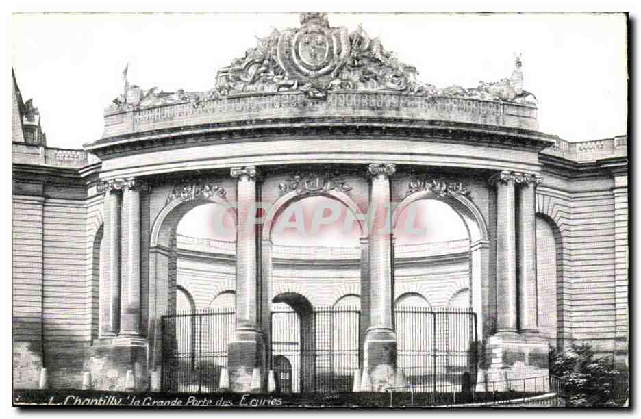 Chantilly - La Grande Porte des Écuries — éditeur L.V. & Cie