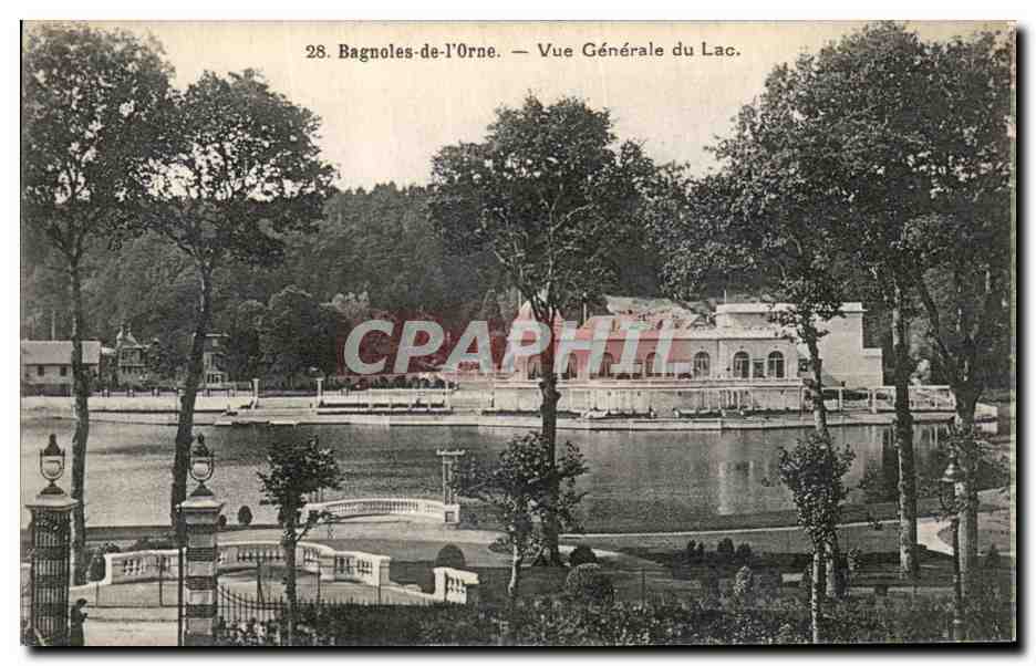 Bagnoles-de-l'Orne — Vista Generale del Lago — CPAPHIL n°28