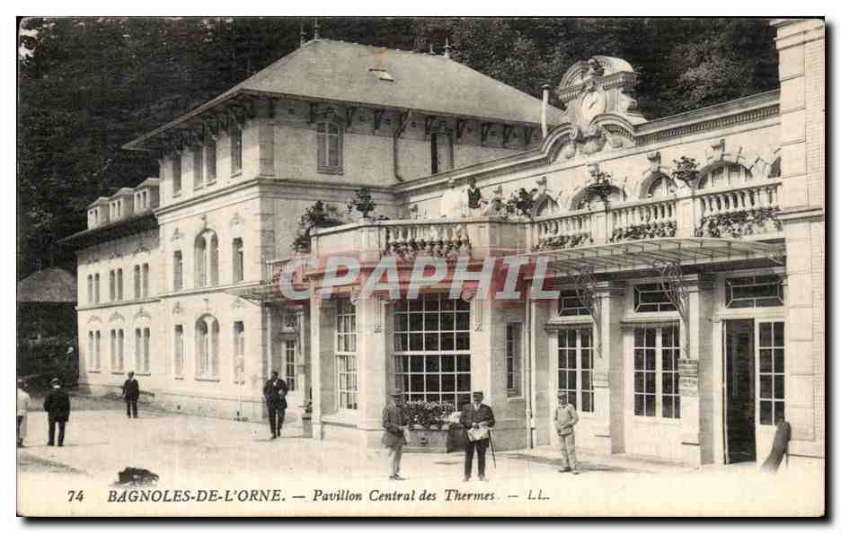 Bagnolles-de-l'Orne — Zentralpavillon der Thermalbäder — L.L.