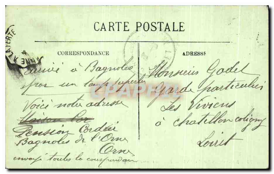 Bagnolles-de-l'Orne — Zentralpavillon der Thermalbäder — L.L. — Rückseite