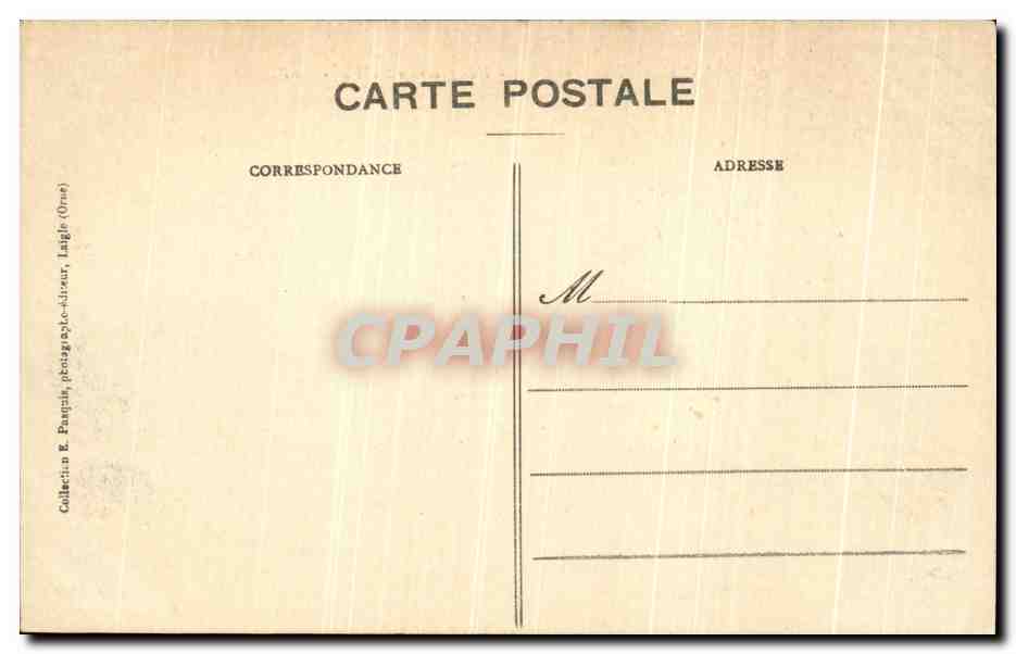 Bagnoles-de-l'Orne — Vue générale du Lac — E.P. — Verso