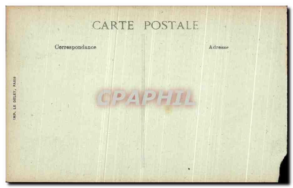 Bagnolles-de-l'Orne — L'Hôtel des Thermes, pris des Roches — Imp. Le Deley, Paris — Reverso