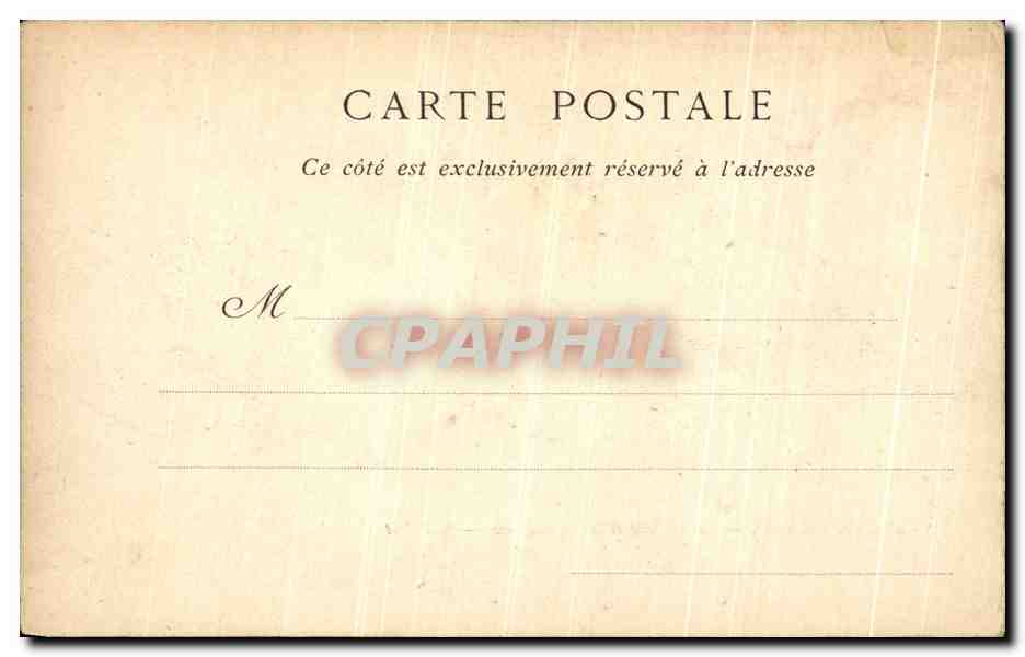CPA Chateau De Chantilly La Chapelle et la capitainerie — Rückseite
