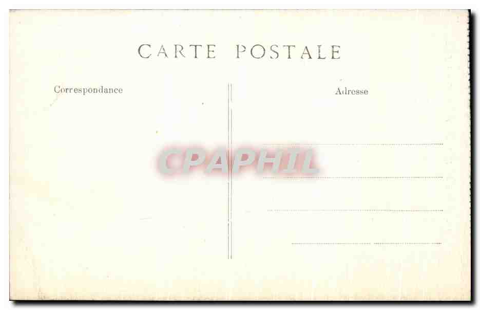 CPA Chantilly Le Chateau La Tour de Senlis — Verso