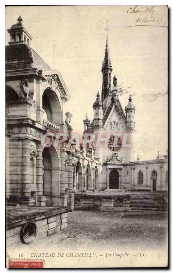 CPA Chateau De Chantilly La Chapelle