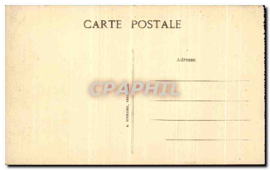 Parc de Chantilly — Entrée de la Maison de Sylvie — A. BOURDIN, VERAILLES — Rückseite
