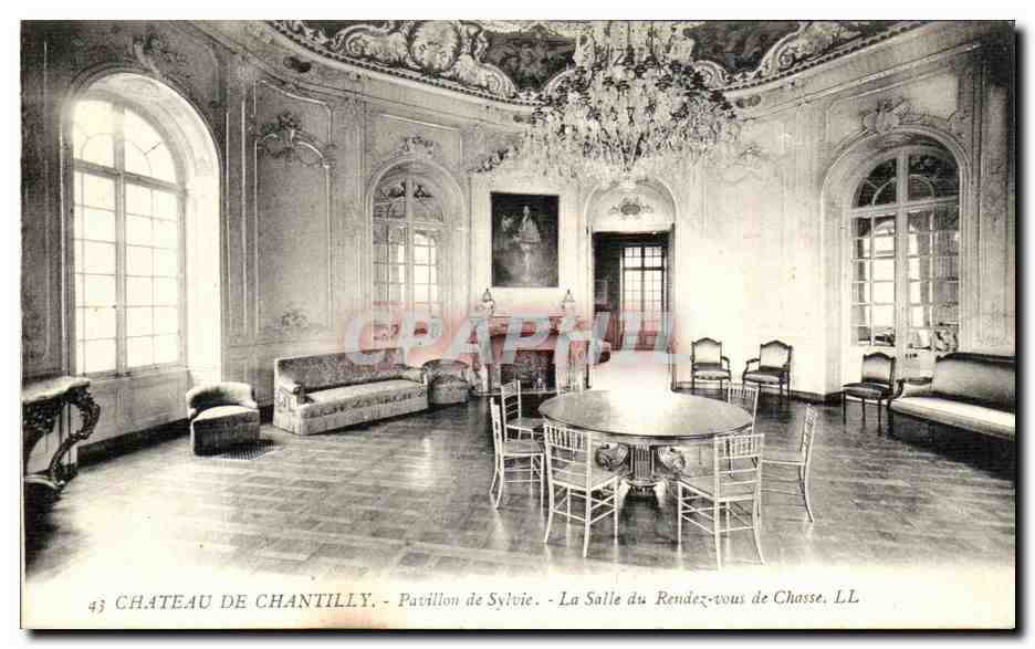 Château de Chantilly - Pavillon de Sylvie - La Salle du Rendez-vous de Chasse, LL